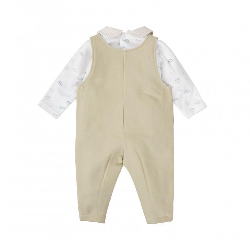 Salopette con t-shirt 40125 BS BABIDU 