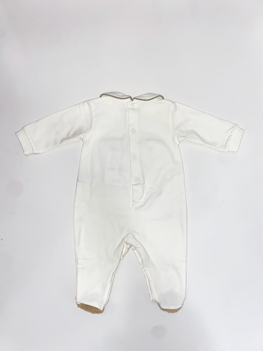 Tutina in cotone caldo con orsetto teddy TU8280 BI Teto e Tatta 