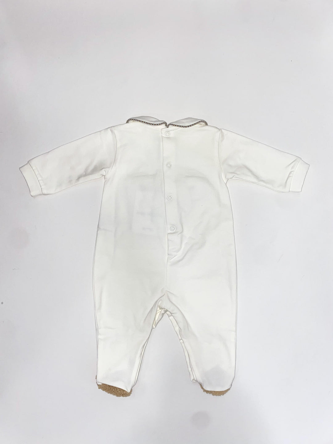 Tutina in cotone caldo con orsetto teddy TU8280 BI Teto e Tatta 