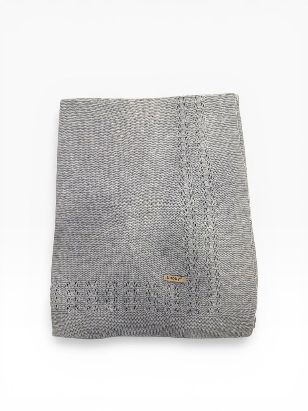 Copertina in filo traforato grigio 26122 30 Babby 