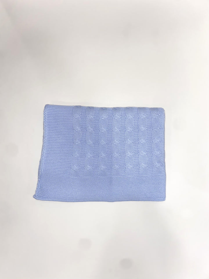 Copertina in pura lana con trecce 123 CE BABY Lord 