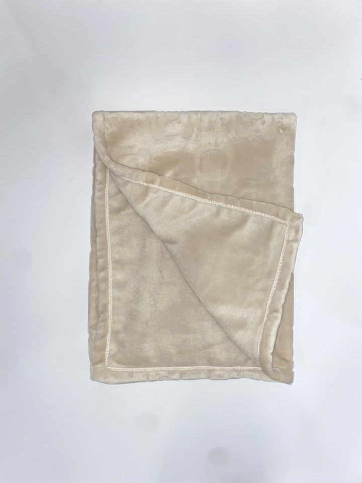 Copertina beige in pile con dettagli orsetti PL8351 BS Teto e Tatta 