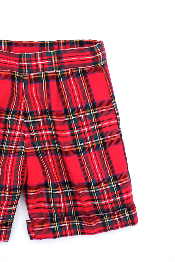 Pantaloncini all'Inglese in cotone caldo a fantasia tartan NAPOLI 16 Mantì 