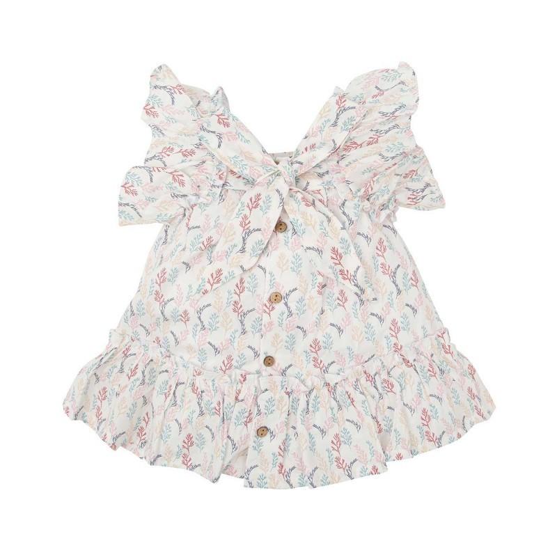 Abitino bambina microfantasia 90476 BI BABIDU 