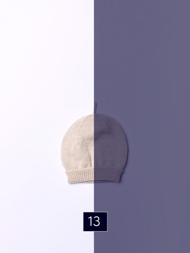 Cappellino in lana merino 08307A 13 WEDOBLE 