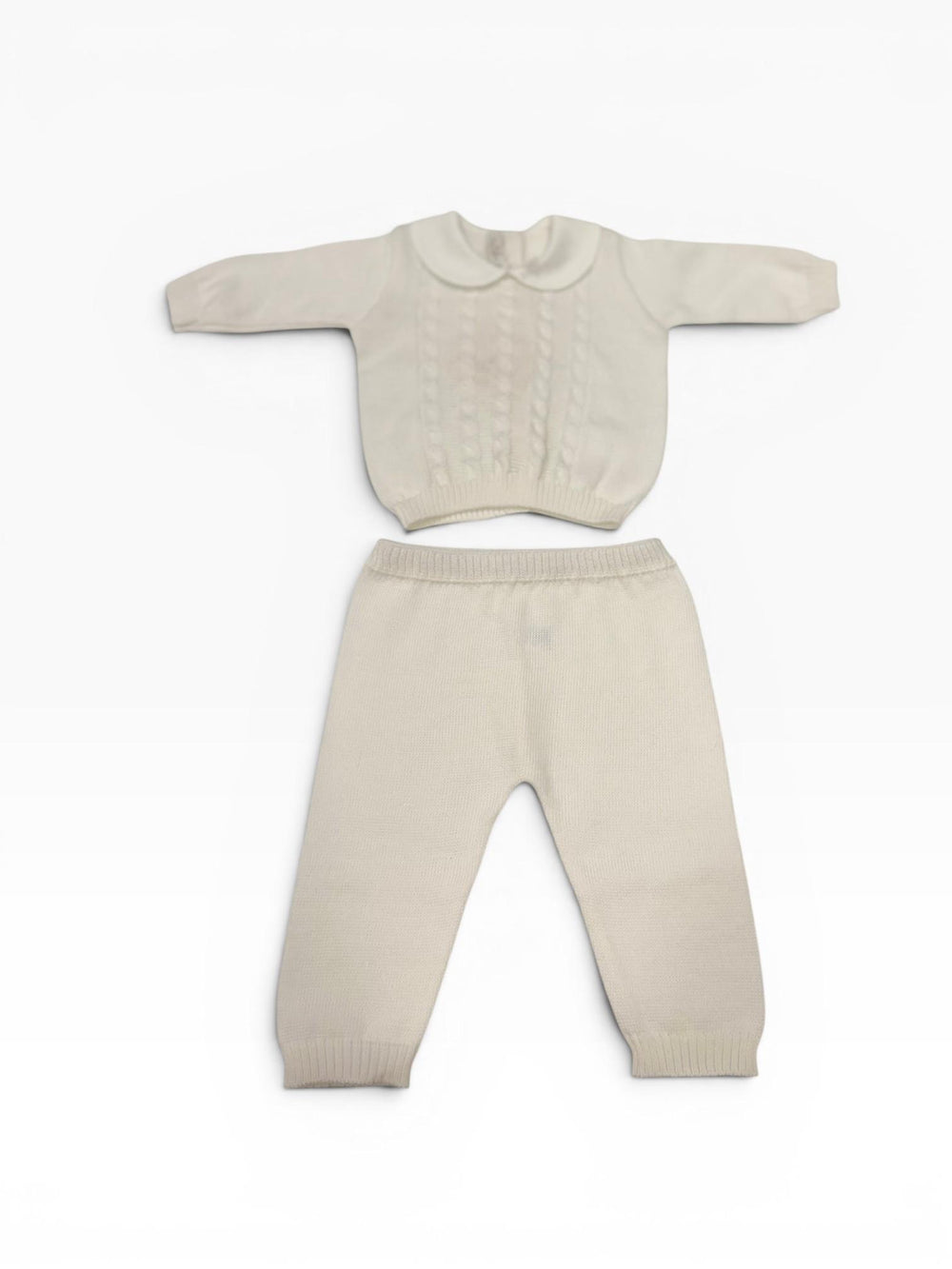 Completo in filo a treccina bianco 564 BI BABY Lord 