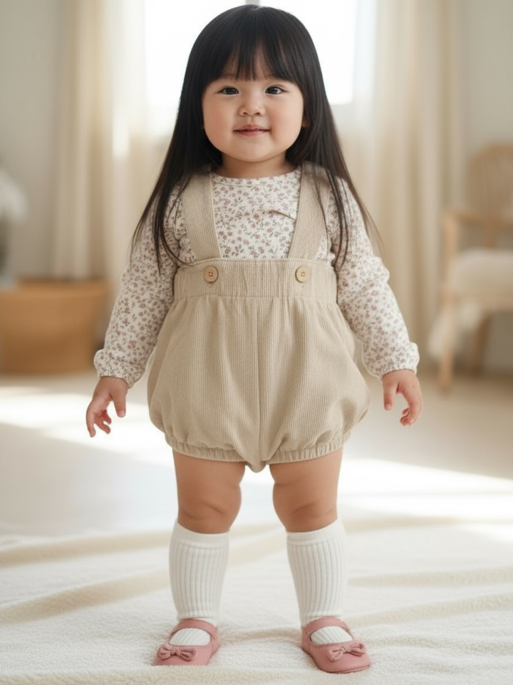 Salopette corta in velluto a coste PER LEI LEI 106 Mantì 