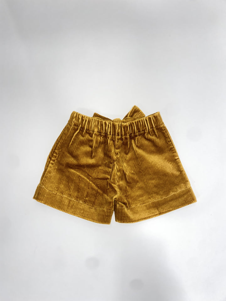 Pantaloncini in velluto a coste con fiocco in vita GAIA 66 Mantì 