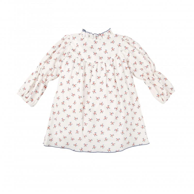 Abito floreale in caldo cotone 91657 BB BABIDU 