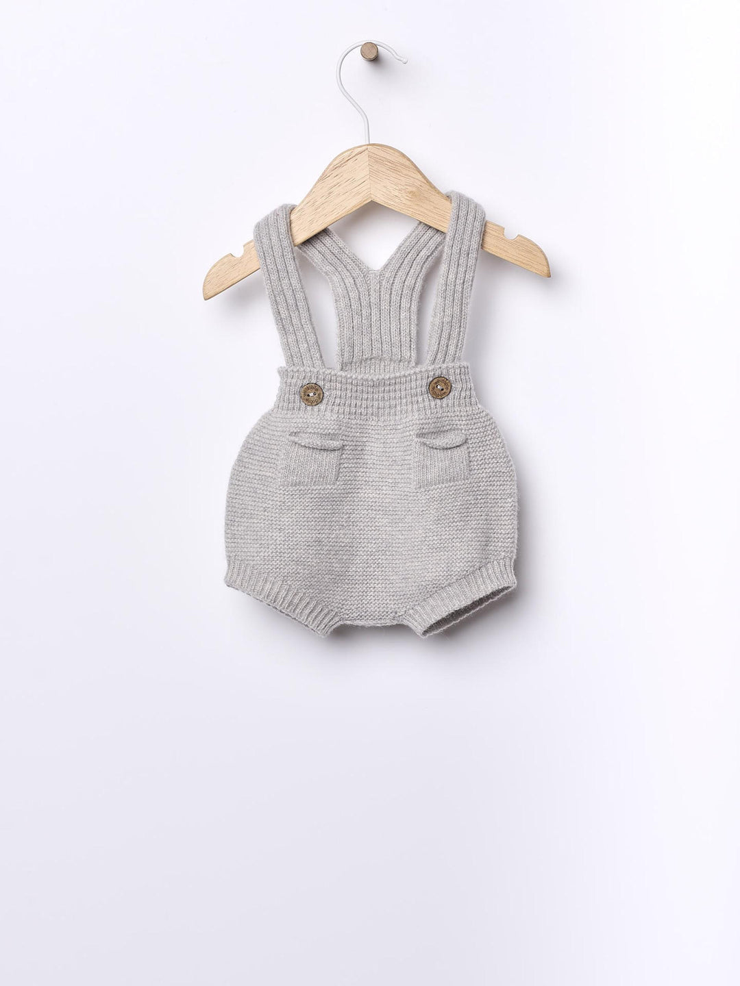 Salopette corta in lana merino 09305B 17 WEDOBLE 