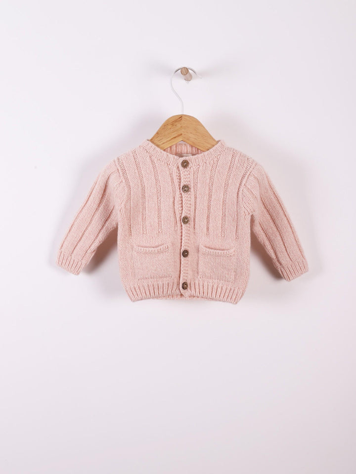 Cardigan a coste in lana 04308A 44 WEDOBLE 