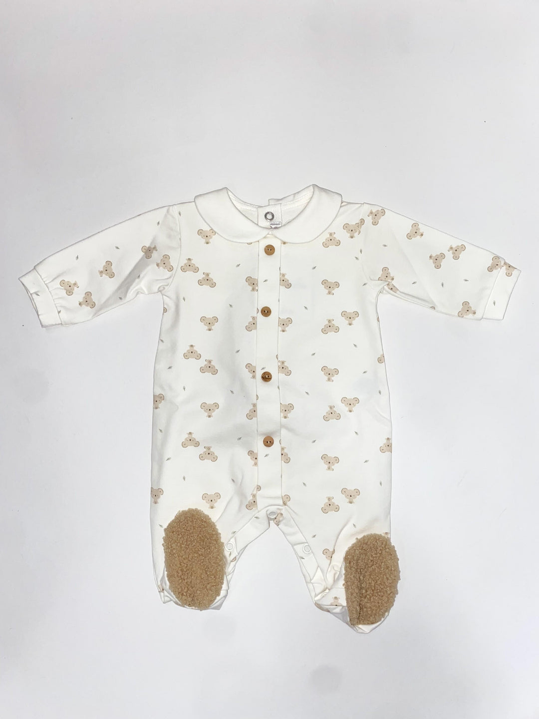 Tutina cotone caldo con fantasia orsetti TU8282 BS Teto e Tatta 