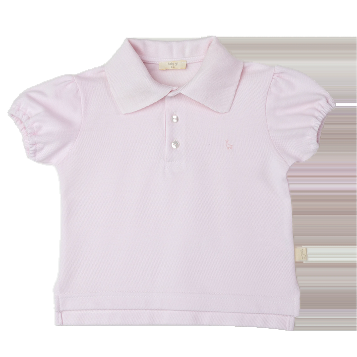 Polo piquè rosa PL173GMC RO Baby gi 