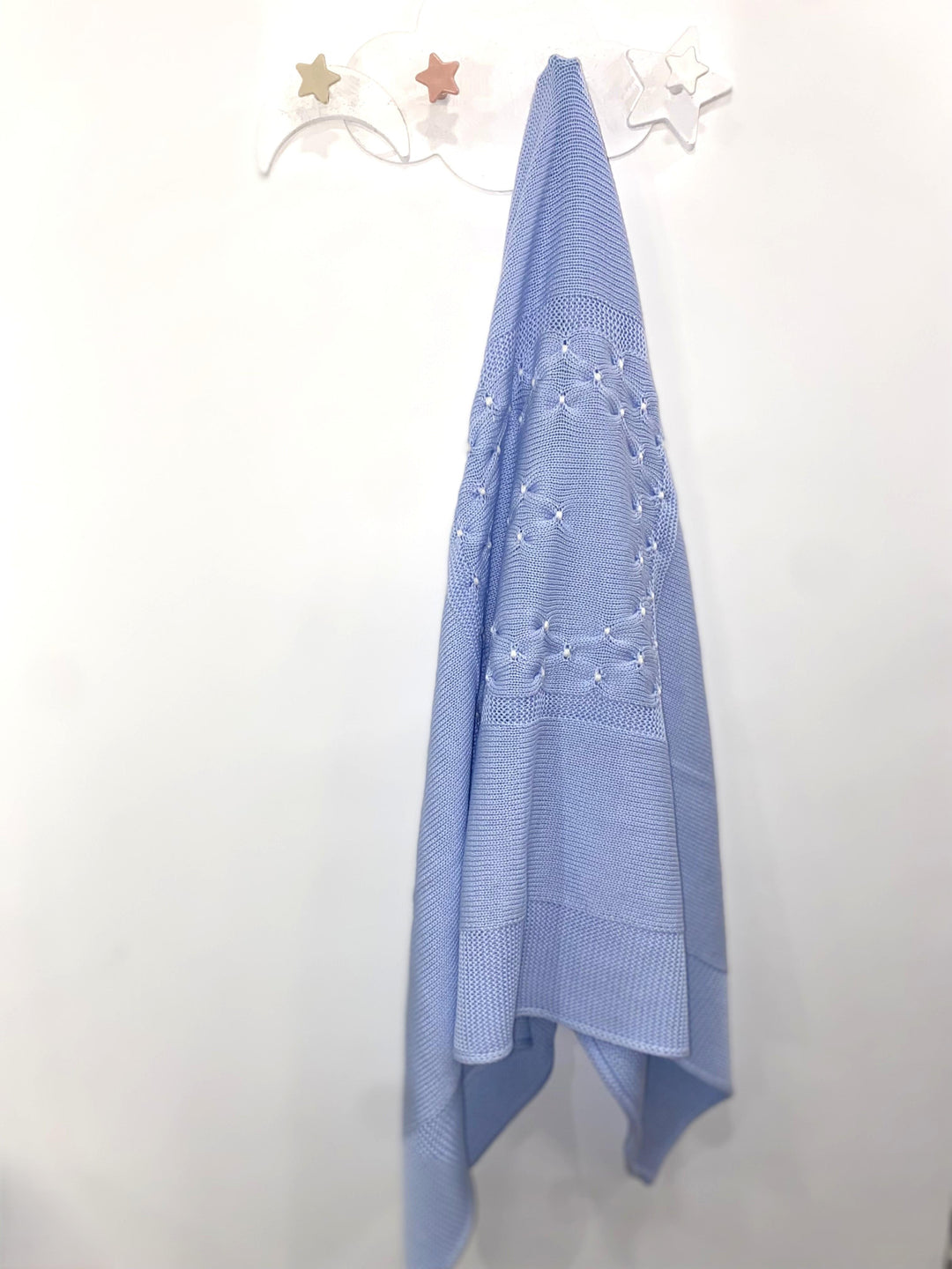 Copertina in pura lana con motivo a nido d'ape 135 CB BABY Lord 