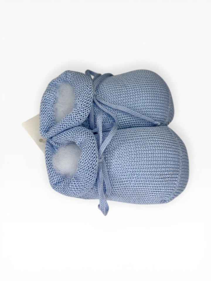 Scarpine in filo con laccio celeste 9623 AO5 STORY calze 