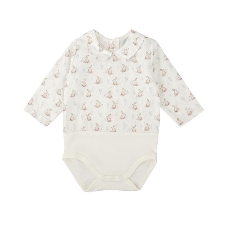 Body con colletto a fantasia 1027 LC BABIDU 