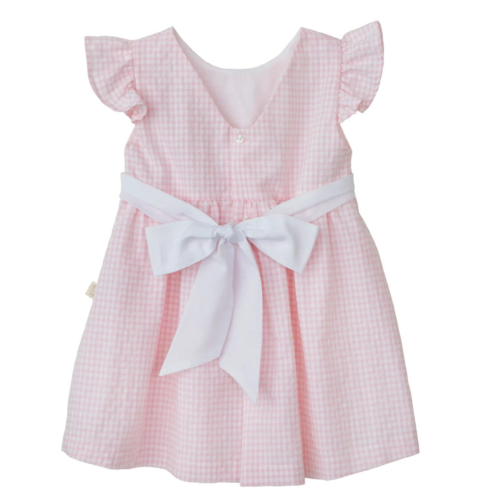 Abito vichy rosa VY86G RO Baby gi 
