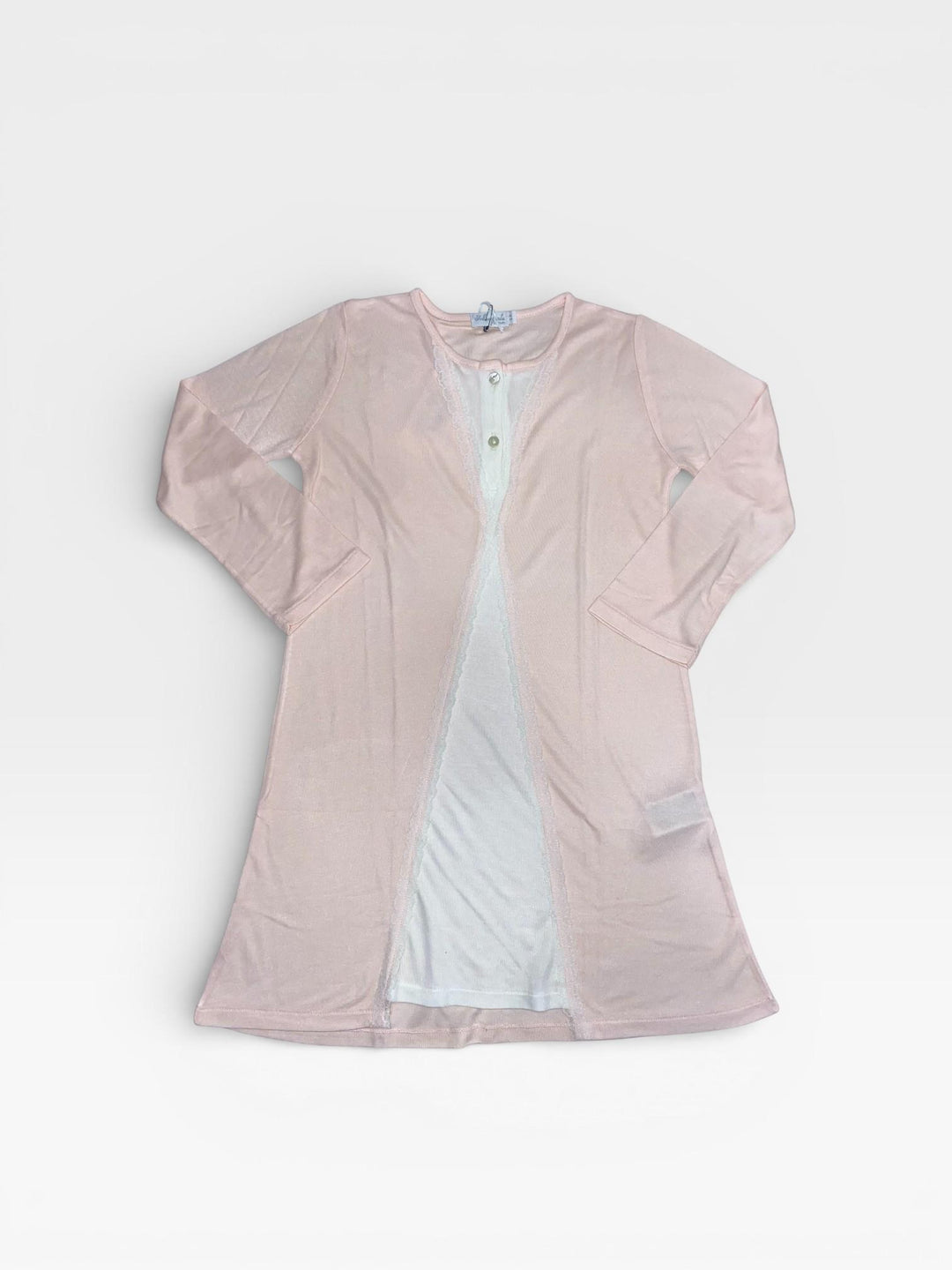 Camicia da notte in modal con doppia balza e pizzo 6432A00 89 SOTTOCOPERTA 