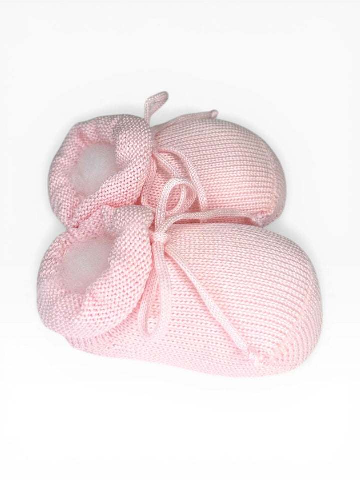 Scarpine in filo con laccio rosa 9623 2R STORY calze 