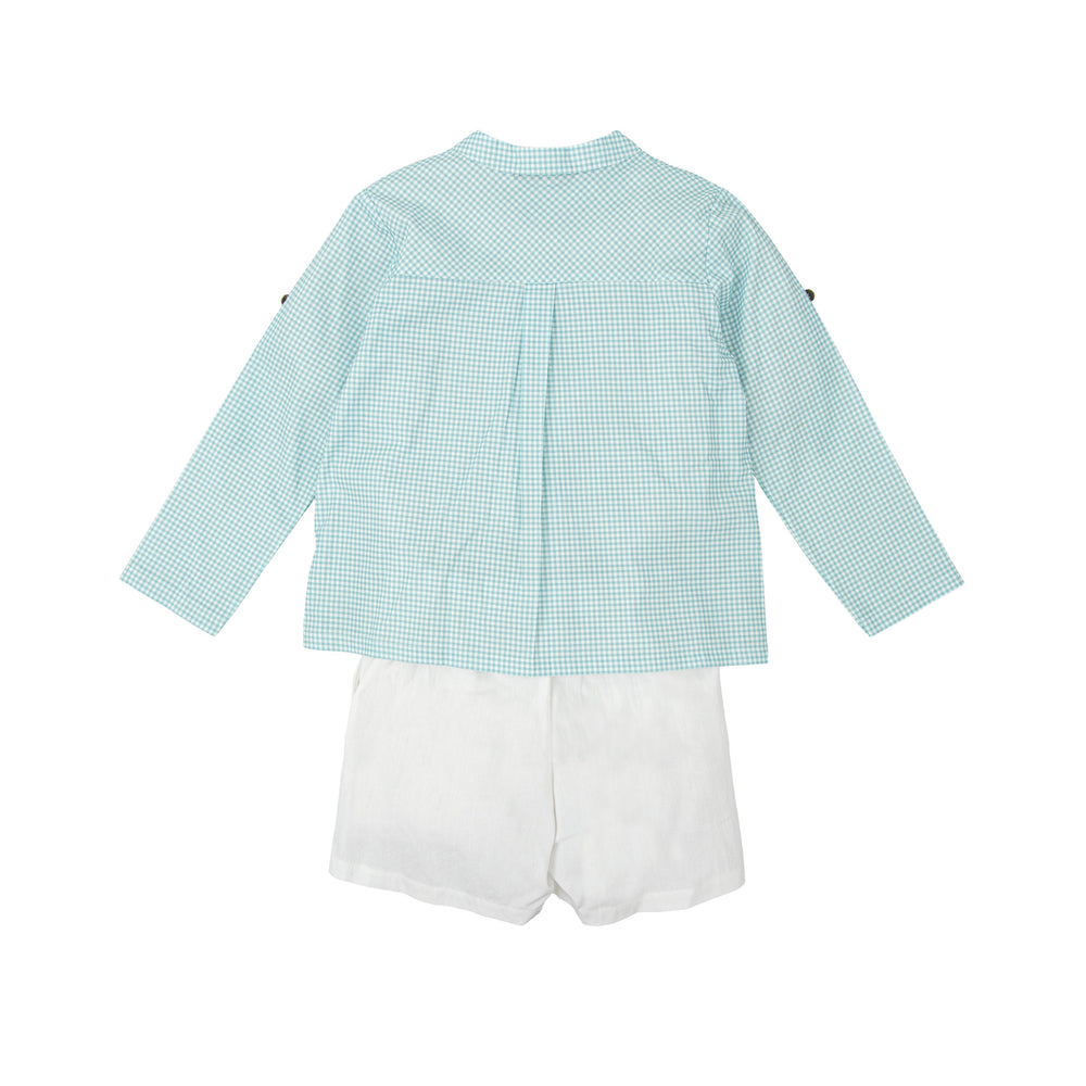 Completo a quadretti Vichy 40424 BV BABIDU 