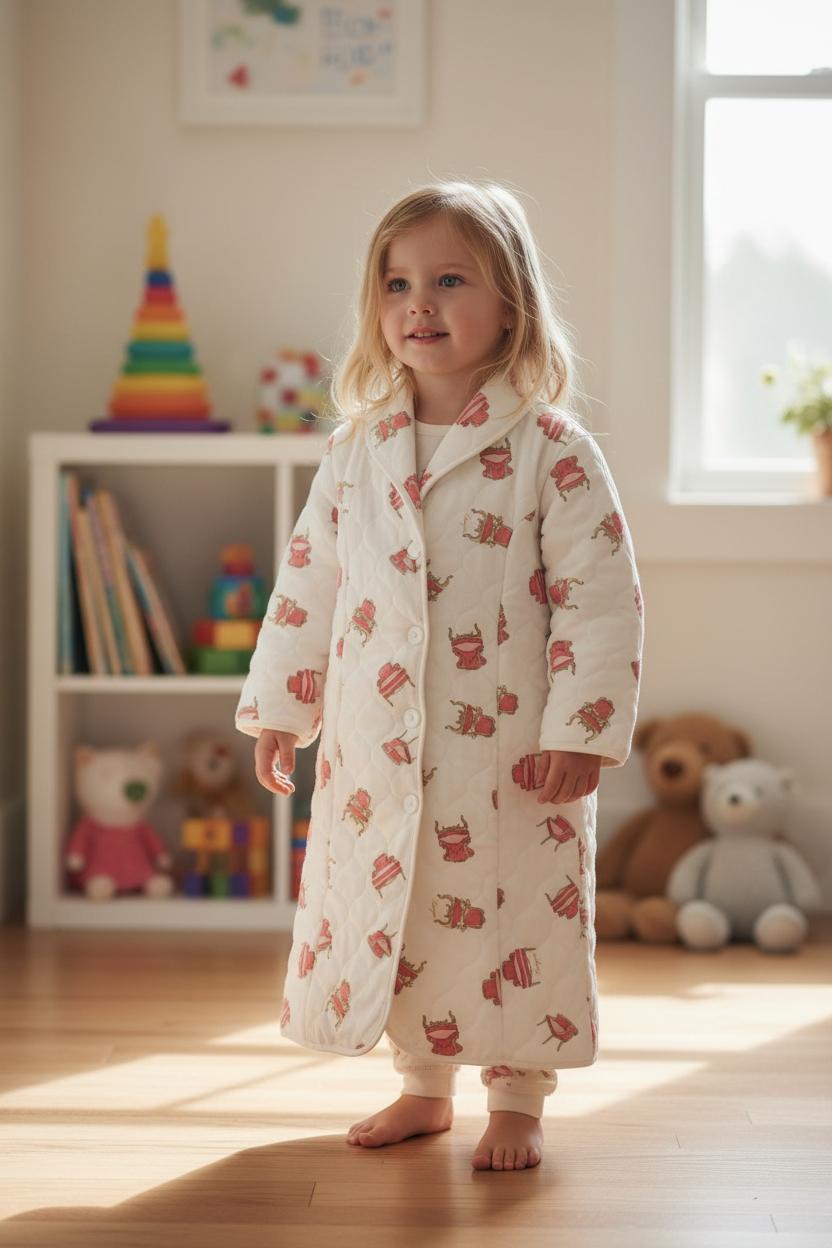 Vestaglia caldo cotone con fantasia troni 2035I00 762 SOTTOCOPERTA 