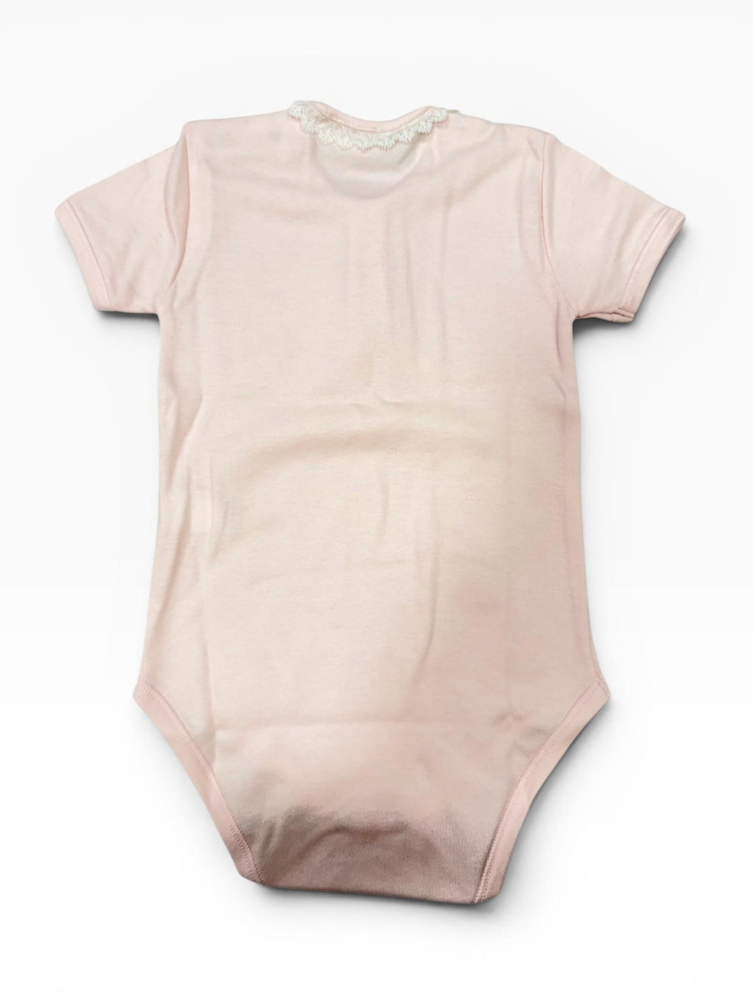 Body cotone caldo con colletto in pizzo e fiocco 52601 R0 La Perla 