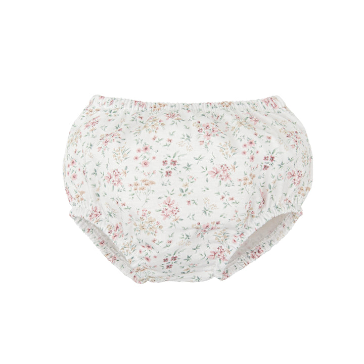 Completo body e copri pannolino con dettagli floreali 47224 VE BABIDU 