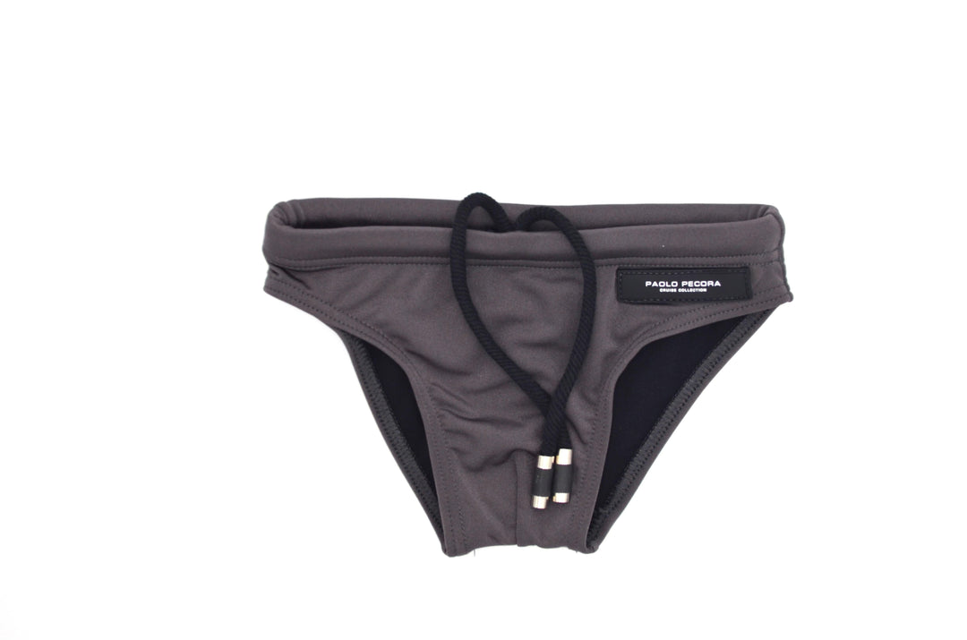 Slip mare grigio con logo Paolo Pecora PP2003 GR Paolo Pecora 