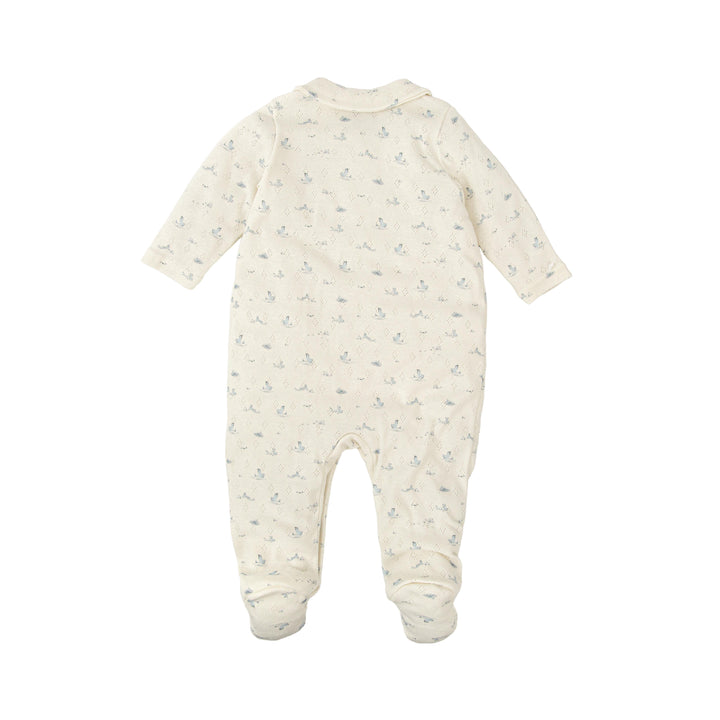 Tutina in cotone traforato con stampa 11226 CE BABIDU 