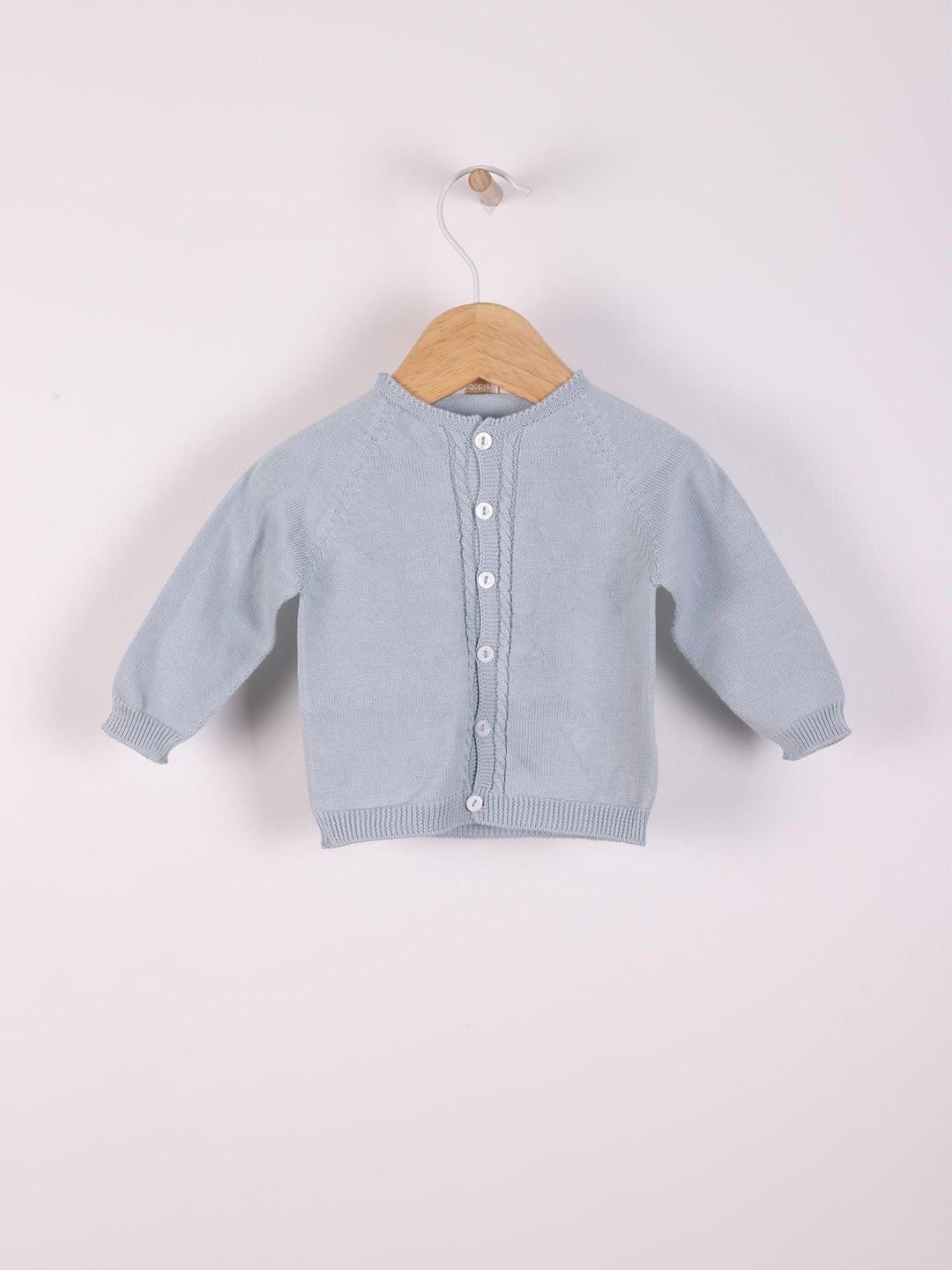 Cardigan scollo tondo in filo 04308B 01 WEDOBLE 