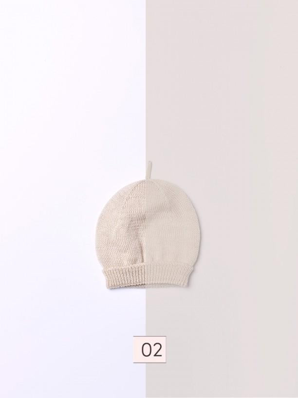 Cappellino in lana merino 08307A 02 WEDOBLE 