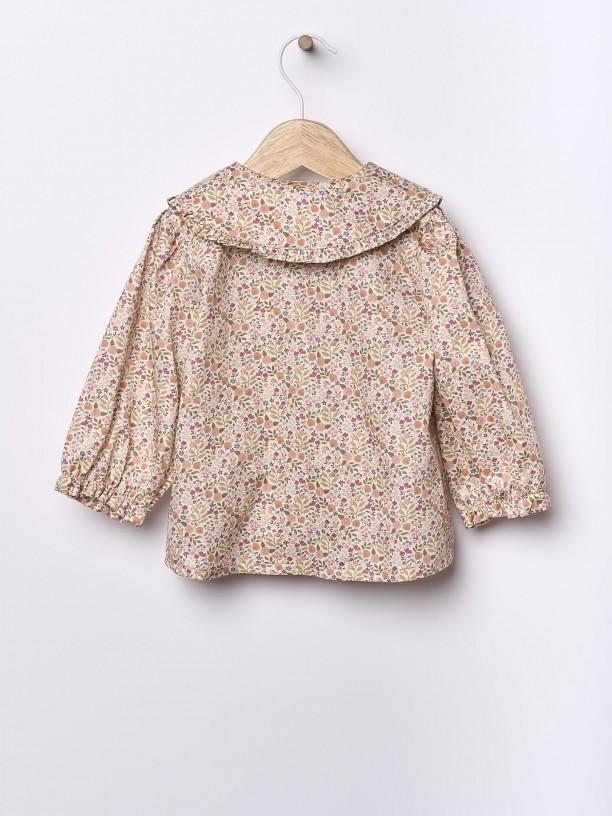 Blusa con motivo floreale 12720F 90 WEDOBLE 