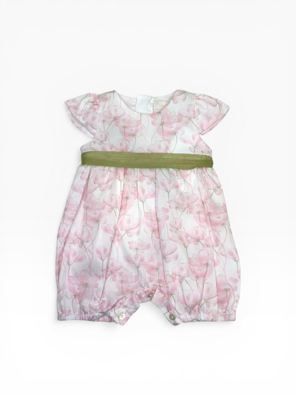 Pagliaccetto a fiori con fascia in tulle P58 RO NINNAOH 