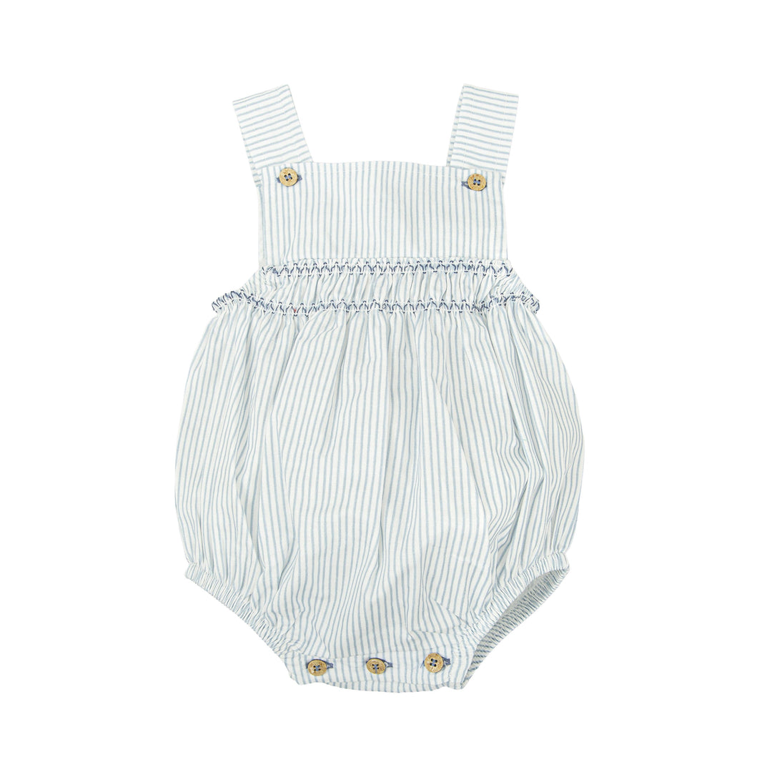 Pagliaccetto a righe con punto smock 30420 CE BABIDU 