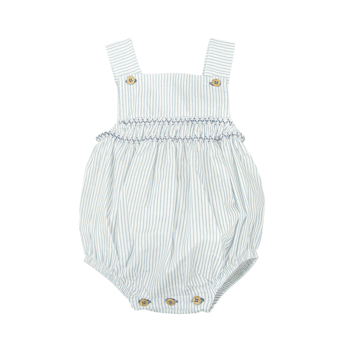 Pagliaccetto a righe con punto smock 30420 CE BABIDU 