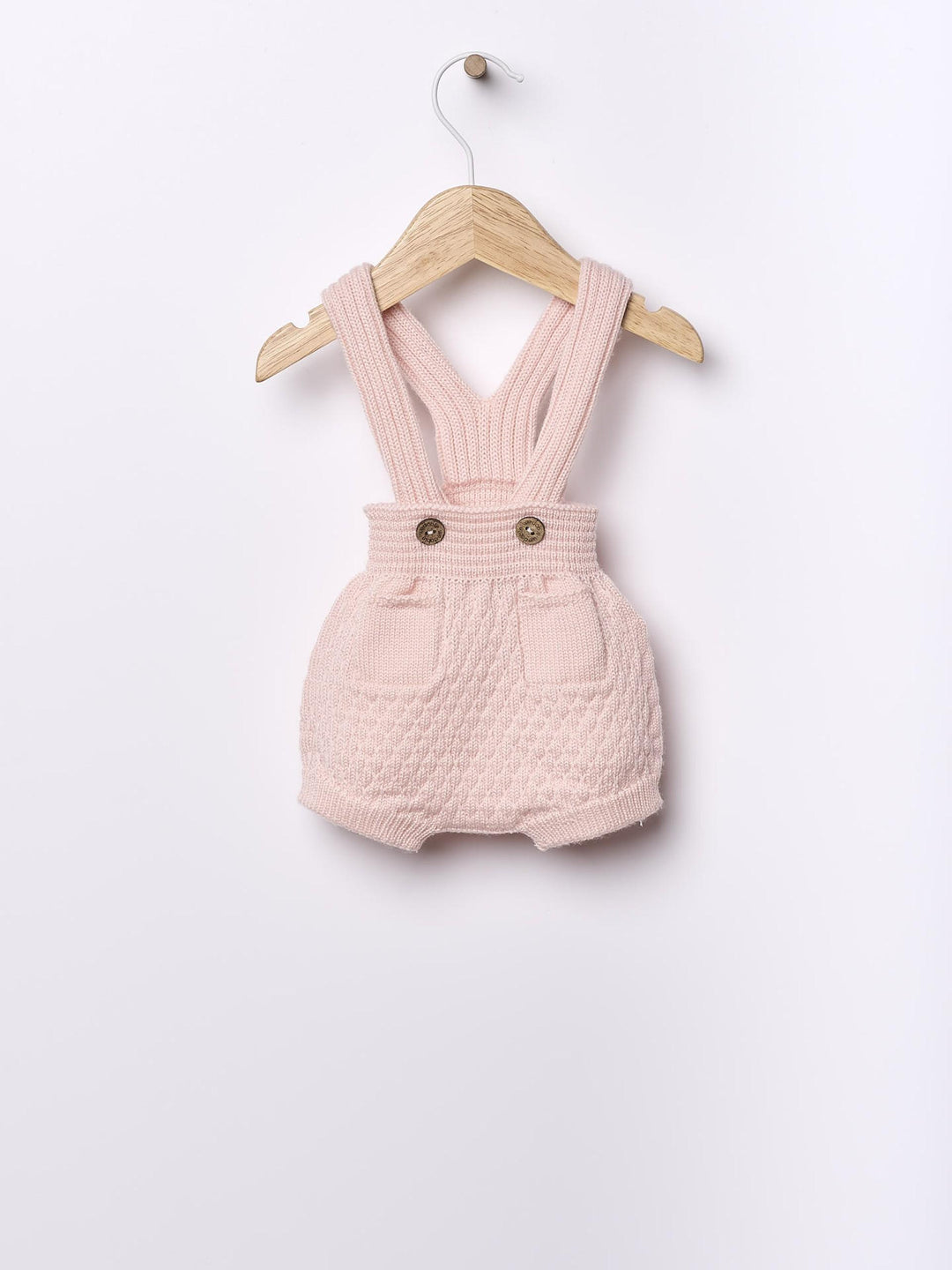 Salopette corta in lana merino 05305B 02 WEDOBLE 