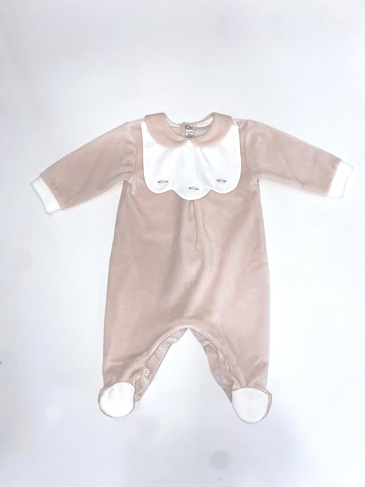 Tutina in ciniglia ricamata a mano TU8081 RO Teto e Tatta 