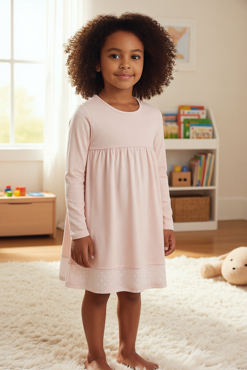 Camicia da notte in modal con balza in tulle 6032A00 20# Sottocoperta R. 