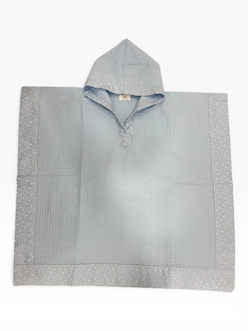 Poncho a nido d'ape con profilo a stelline LIPARI 92/113 Mantì 