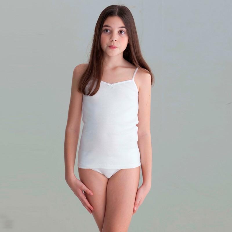 Canotta con bretelle 7003 BI BABIDU 