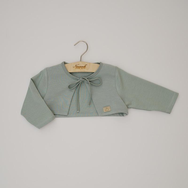 Scalda cuore in morbido cotone color salvia PLGI14 VE NINNAOH 