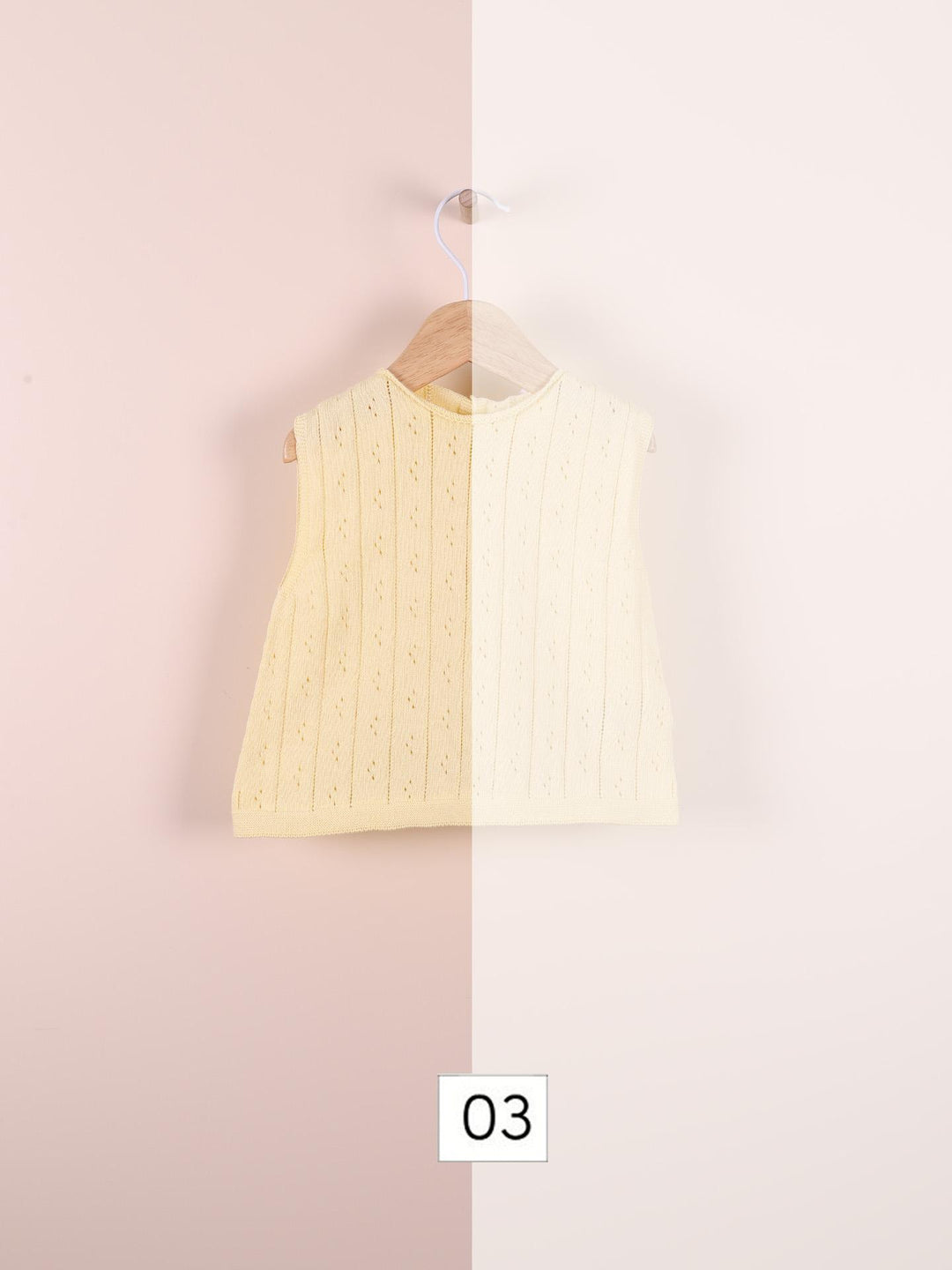 Maglione giro manica traforato 10302C 03 WEDOBLE 