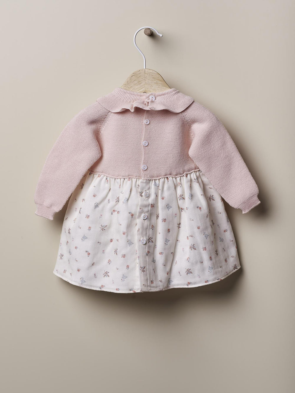 Abito a maniche lunghe con stampa floreale 02404A 02 WEDOBLE 