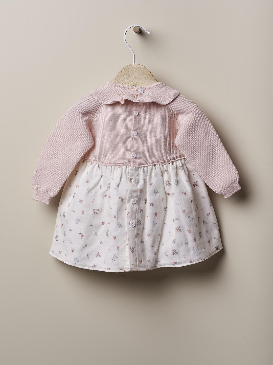 Abito a maniche lunghe con stampa floreale 02404A 02 WEDOBLE 