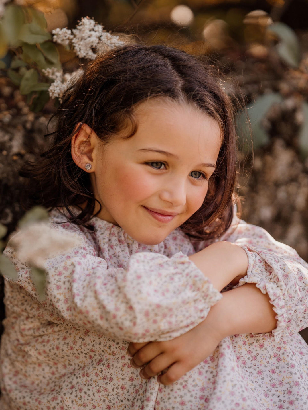 Abito con stampa floreale 06704F 90 WEDOBLE 