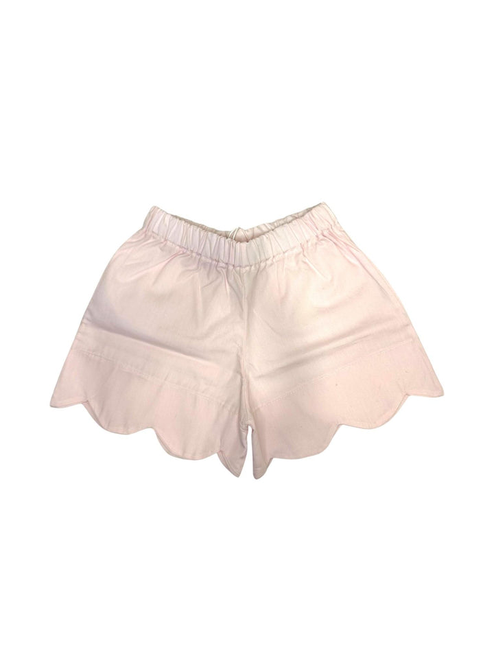 Pantaloncini in cotone rosa con orlo smerlato COROLLA 80 Mantì 