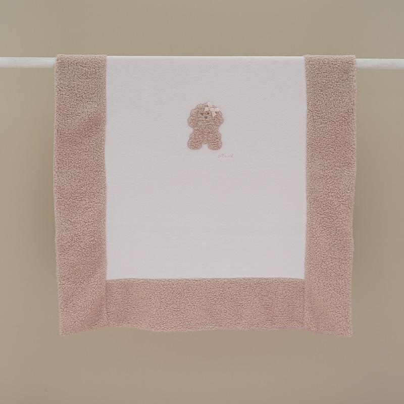 Copertina in ciniglia con cagnolino COP4 LA NINNAOH 