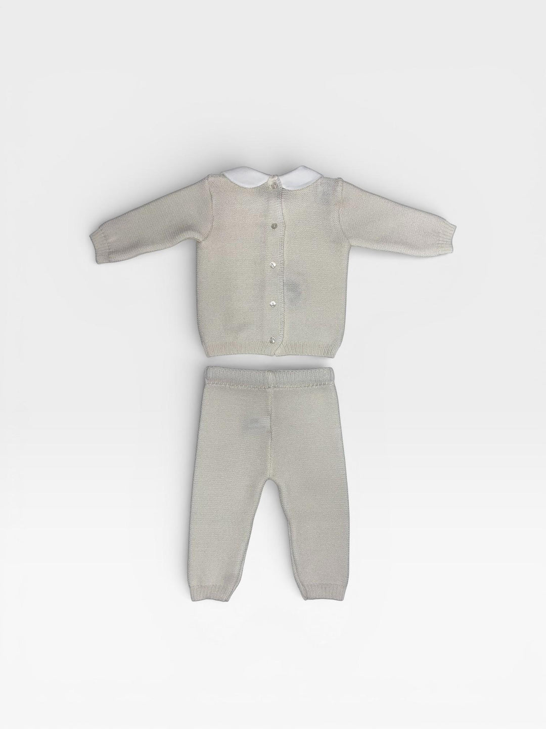 Completo due pezzi in lana con trecce 516 BI BABY Lord 