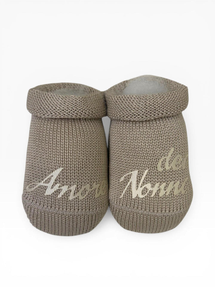 Scarpine "Amore dei nonni" in filo 8895 9J STORY calze 