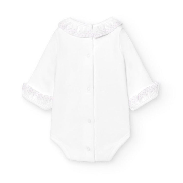 Body con colletto sangallo 1191 RO BABIDU 